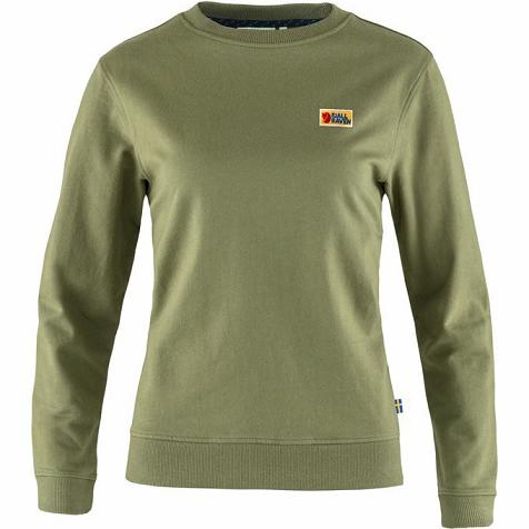 Fjallraven Women Vardag Sweater Green PH35487 Philippines